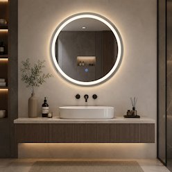 Lustro z podświetleniem LED FI60cm Laguna 16W 3CCT