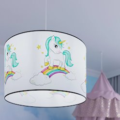 Lampa wisząca dziecięca Unicorn 30 1xE27 wielokolorowa