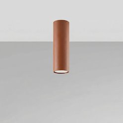Tuba sufitowa Lagos 20 cm 1xGU10 ochra czerwona