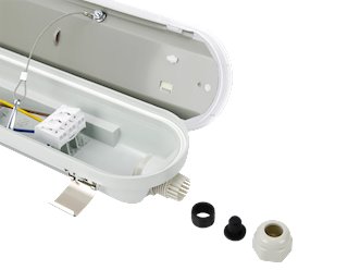 Lampa LED IP65 Ranger CNBOP 120cm 10-40W 3CCT moduł awaryjny 3h