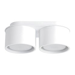 Lampa sufitowa podwójna tuba Modo 2xGx53 biała