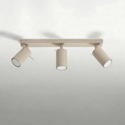 Kinkiet listwa z reflektorami Ring 3xGU10 taupe