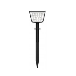 Reflektor ogrodowy LED solarny RGBWW z czujnikiem