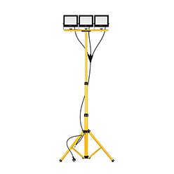 Naświetlacze LED na statywie 3x50W 12000lm 4500K