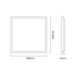 Panel LED 60x60 40W Slim Premium 3650lm 4000K