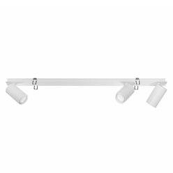 Lampa wpuszczana 75cm z reflektorami SpotLine 2+1 GU10 biała