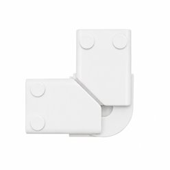 Łącznik kątowy biały do szyn magnetycznych Slim Light