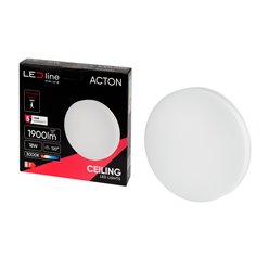 Plafon LED z czujnikiem IP54 okrągły Action 18W 3000K