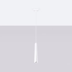 Lampa wisząca dekoracyjna Prysm 1xG9 biała