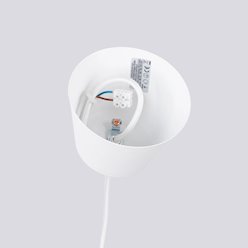 Lampa wisząca klasyczna Bilo 1xE27 biała