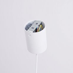 Lampa wisząca stożkowy klosz Nox 40cm 1xE27 biała
