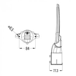 Lampa Uliczna LED 50W Street Premium 6500lm 6500K