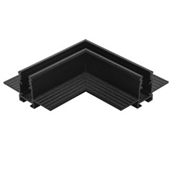 Łącznik kątowy do szyn karton gips 12,5mm Micro-24V czarny