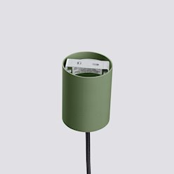 Lampa wisząca loftowa Estria 1xE14 beżowa/zielona oliwka