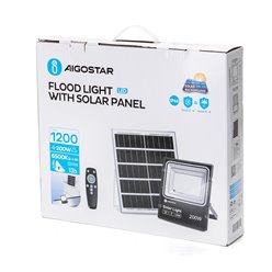 Naświetlacz solarny LED 200W z panelem słonecznym