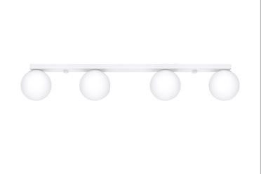 Lampa sufitowa mleczne kule YOLI 4xG9 biała