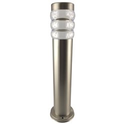 Lampa ogrodowa stojąca LULA 65cm 1xE27 srebrna