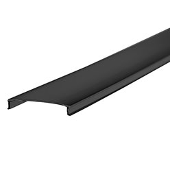 Klosz do profilu LED Maxi PC czarny - 2m