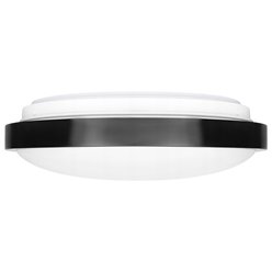 Panel LED okrągły czarny Lumo 18W z regulowanym czujnikiem