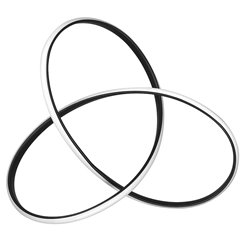 Lampa wisząca LED Avolto Zakręcona 40W CCT z pilotem