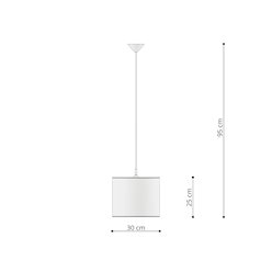 Lampa wisząca dziecięca Princess 30 1xE27 wielokolorowa