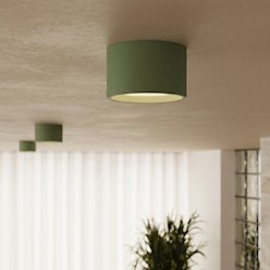 Lampa sufitowa podwójna tuba Modo 2xGx53 zielona oliwkowa