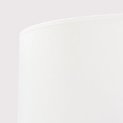 Lampa podłogowa drewniana Natt 1xE27 z białym abażurem