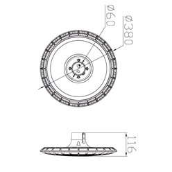 Lampa parkowa LED Altero 60W 5155lm 4000K