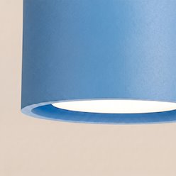 Lampa sufitowa podwójna tuba Modo 2xGx53 błękitna