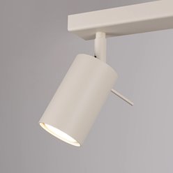 Kinkiet listwa z reflektorami Ring 3xGU10 beżowy