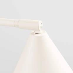 Lampa biurkowa ze stożkowym kloszem Nox 1xE14 beżowa