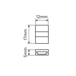 Złączka zaciskowa do taśmy LED COB RGB 10mm