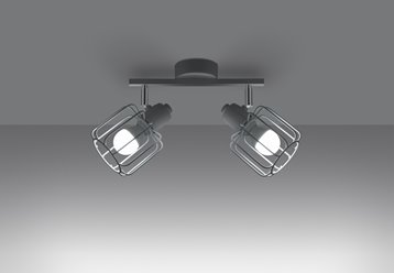 Lampa sufitowa podwójna BELUCI 2xE14 biała