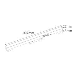 Lampa magnetyczna Milky Osram 5Y 30W 90cm Switch CCT