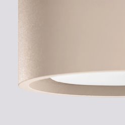 Lampa sufitowa tuba Modo 1xGx53 taupe