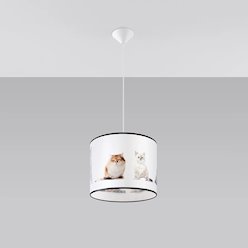 Lampa wisząca dziecięca Kitty 30 1xE27 wielokolorowa