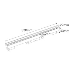 Lampa magnetyczna Point Osram 5Y 18W 33cm Switch CCT