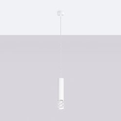 Lampa wisząca tuba Liro 1xGU10 biała