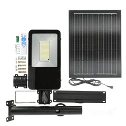 Lampa solarna uliczna 11W 1100lm z wysięgnikiem i pilotem