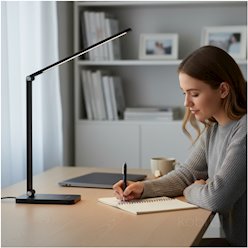 Lampka biurkowa LED Noblite Q 7W CCT czarna