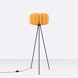Lampa podłogowa filcowa Mula 45cm 1xE27 żółta