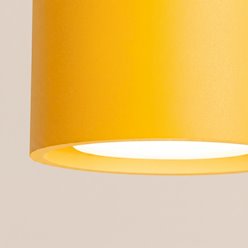 Lampa sufitowa tuba Modo 1xGx53 żółta
