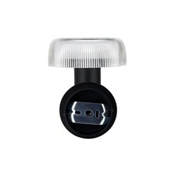 Lampa elewacyjna Solarna Suntis z okrągłym kloszem