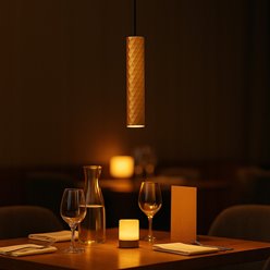 Lampa wisząca szynowa 1-fazowa GU10 Glamour 29cm złota