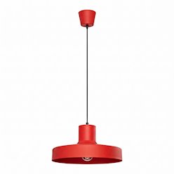 Lampa wisząca klasyczna Bilo 1xE27 czerwona