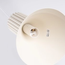 Lampa wisząca loftowa Estria 1xE14 beżowa