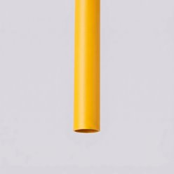 Lampa wisząca pojedyncza tuba Pastelo 1xG9 żółta