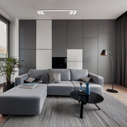 Lampa sufitowa z reflektorami Hero 4xGU10 biała