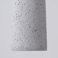Lampa wisząca betonowa Electra 1xGU10 szara