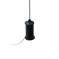 Lampa wiszące okręgi Magnum 102W CCT czarna z pilotem